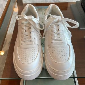 White Leather Women’s  Sneakers